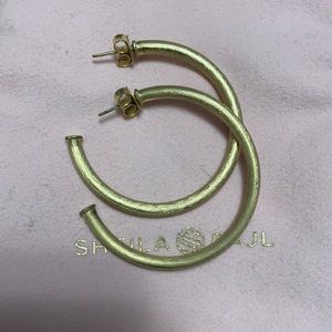 gold sheila fajl hoops